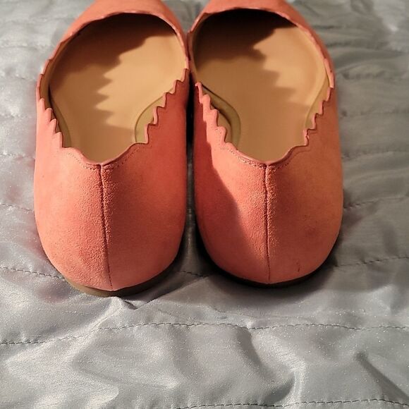 X APPEAL WOMEN"S FAUX SUEDE AMANDA FLATS -PEWTER SHOE - Picture 8 of 16